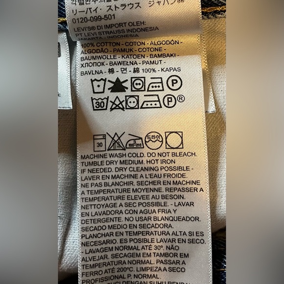 Levi’s Distressed 505 Jeans size 38/29 - Picture 10 of 10